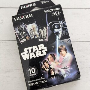 Fujifilm Instax Mini Star Wars Instant Film 10 Sheets (exp 2017) Sealed Box HTF